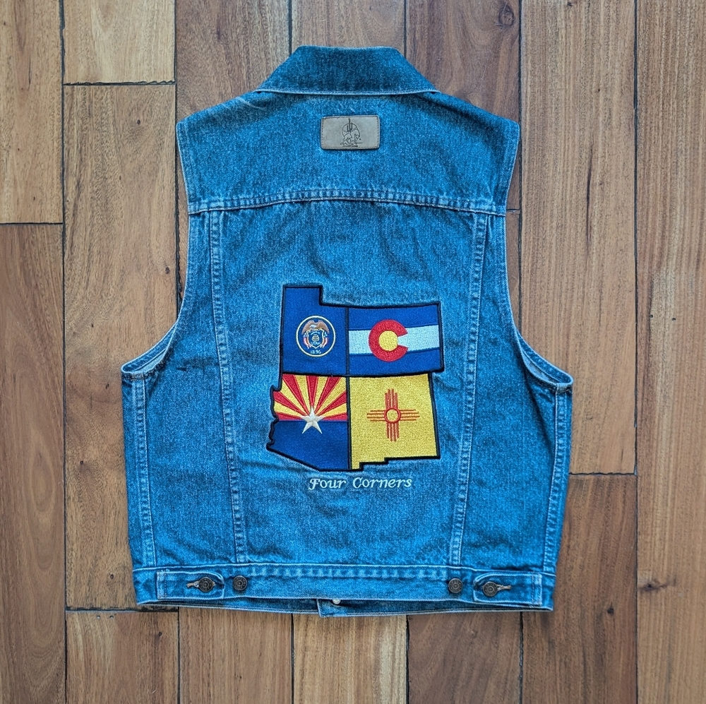 Imus Vintage Denim Four Corners Vest (M)